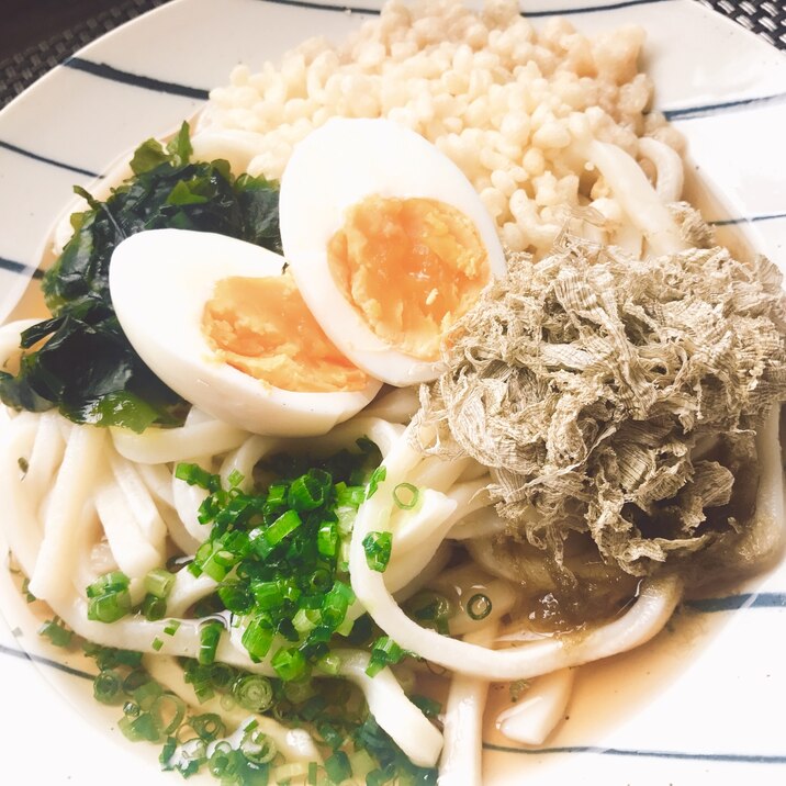 うどん 冷やし レシピ たぬき ５分で簡単！ぶっかけ冷やしたぬきうどん